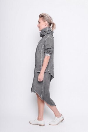 Scarf Move On modal jersey cold dye grey