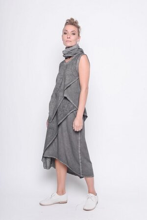 Skirt Out of control modal jersey cold dye grey